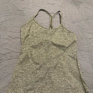 Ilus Label Green Racerback Tank Top